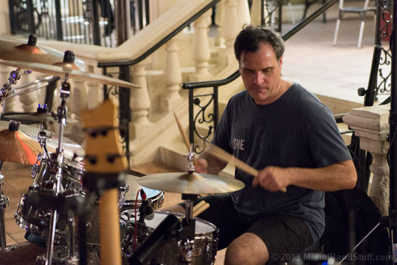 Robert Christie on drums